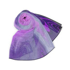 Into The Night Scarf - Purple Pink Abstract Shawl