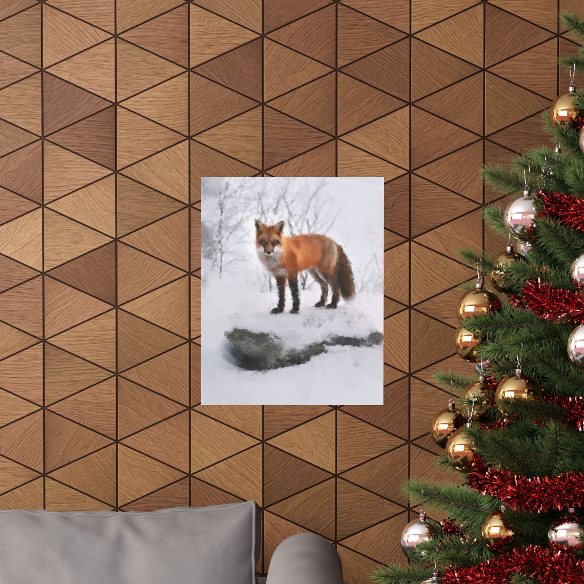 Sprit of The Fox Painting Matte Poster Print