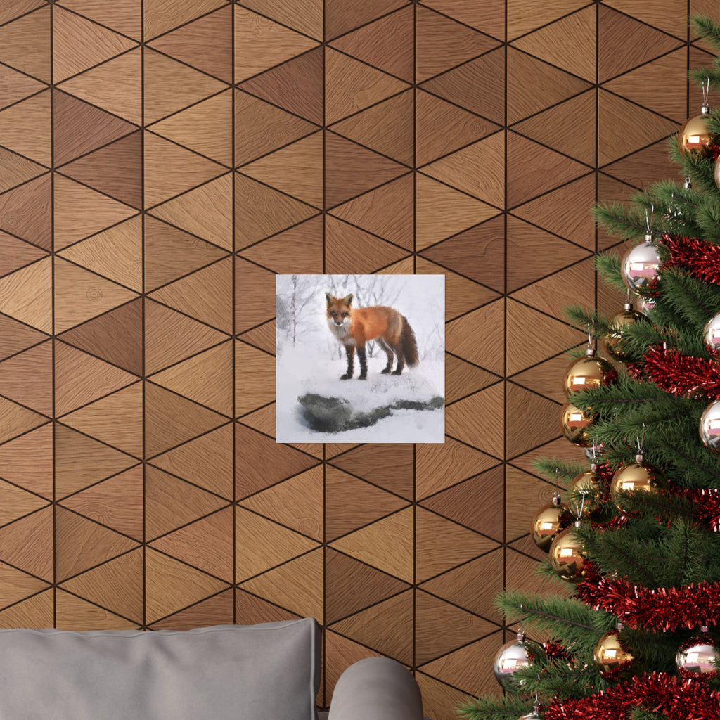 Sprit of The Fox Painting Matte Poster Print