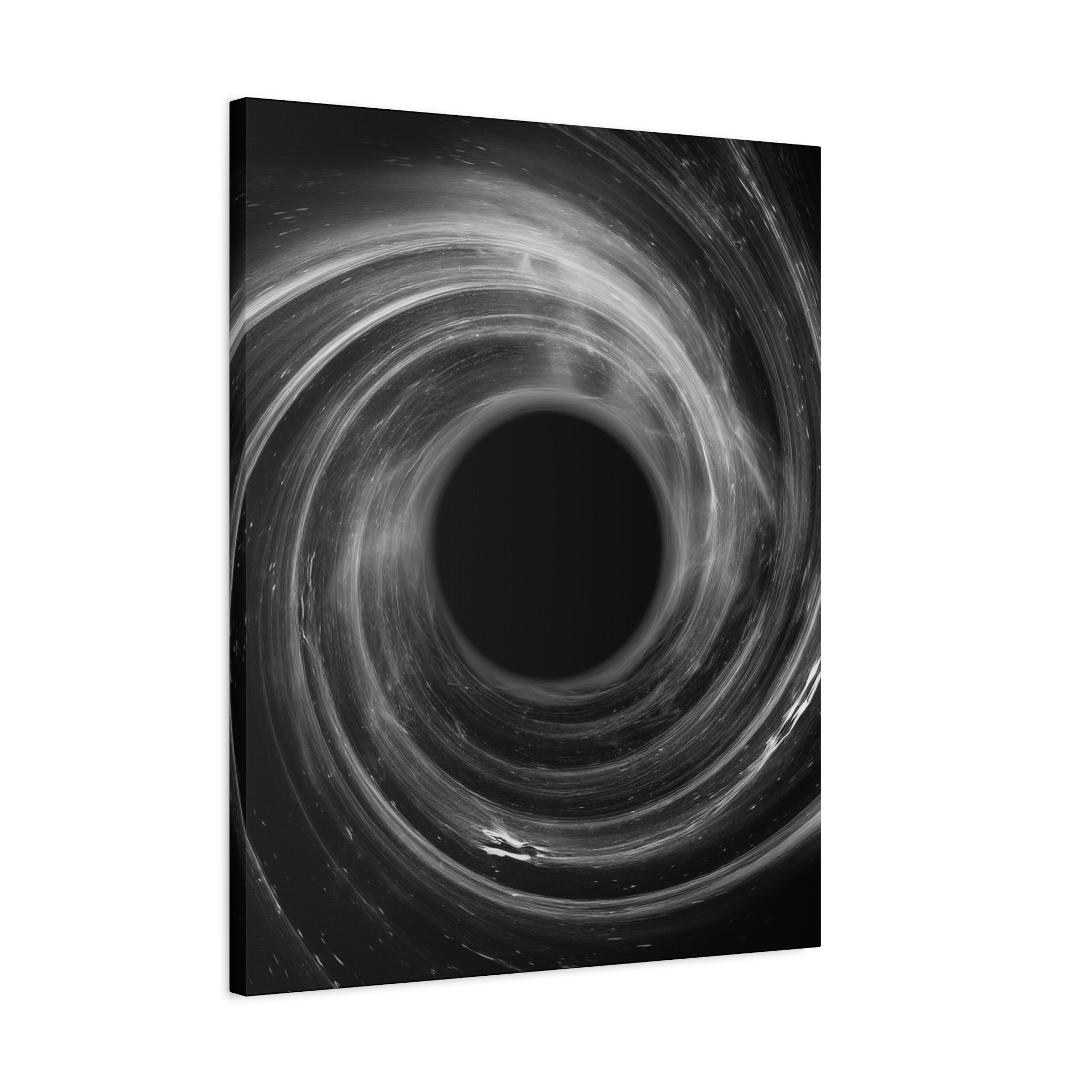 Black Hole Canvas Wall Art - Cosmic Universe Decor