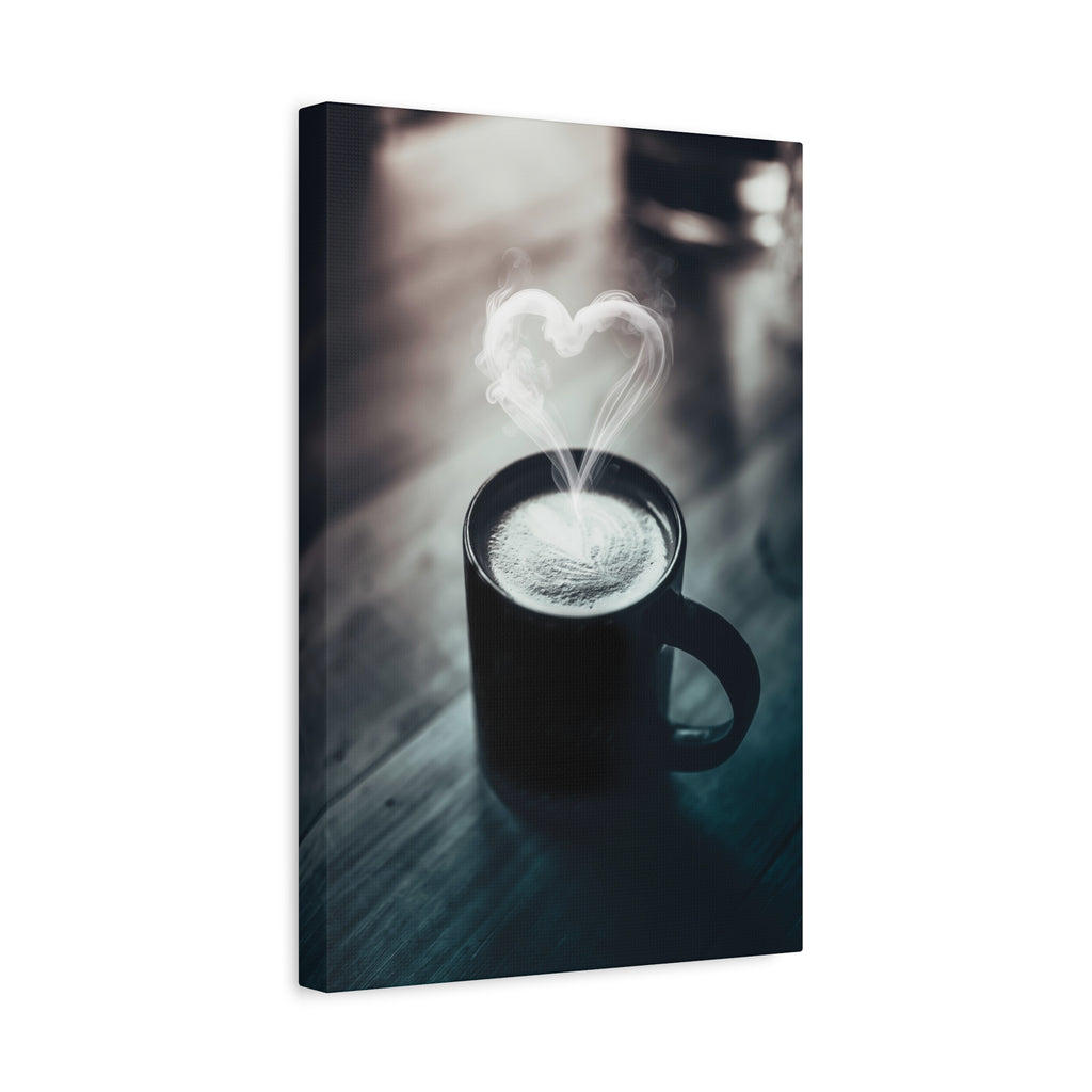 Coffee Love Canvas Wall Art - Aesthetic Kitchen Cafe Decor