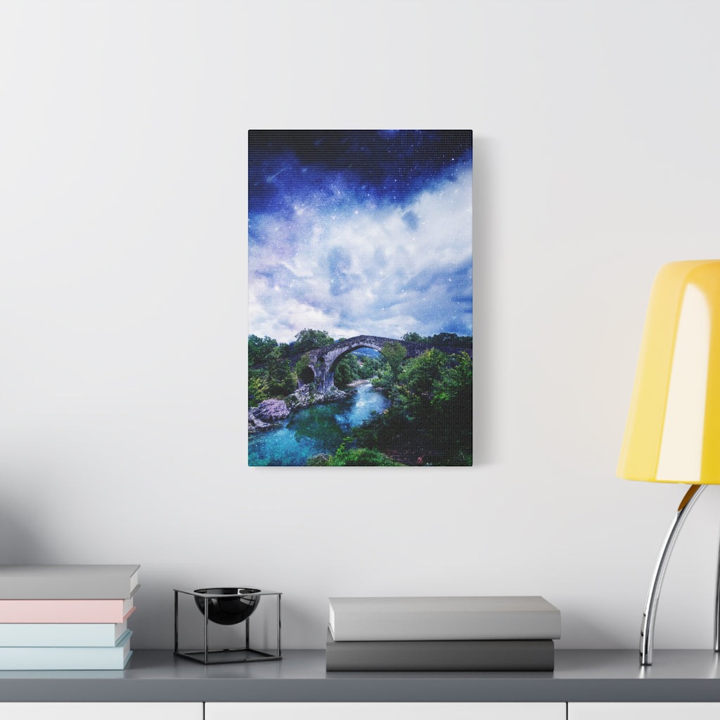 Enchanted Landscape Canvas Wall Art - Fantasy Forest Decor