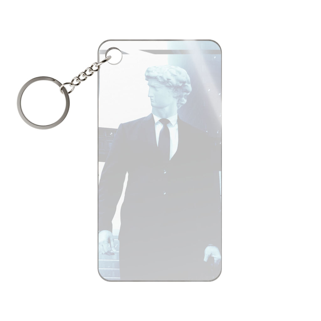 Statue Man Acrylic Charm Keychain