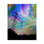 Solar Storm Poster - Vibrant Abstract Nebula Art Print