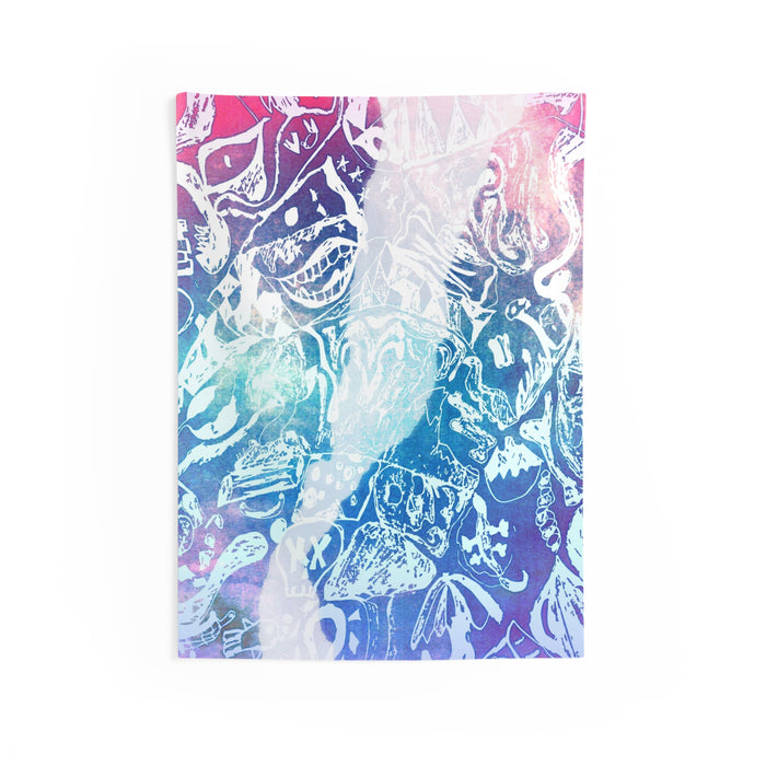 Doodles of a Lost Mind Tapestry - Torn Apart Doodle Wall Hanging