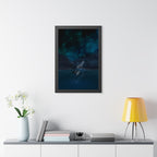 Message in a Bottle Framed Poster - Mystical Ocean Wall Art