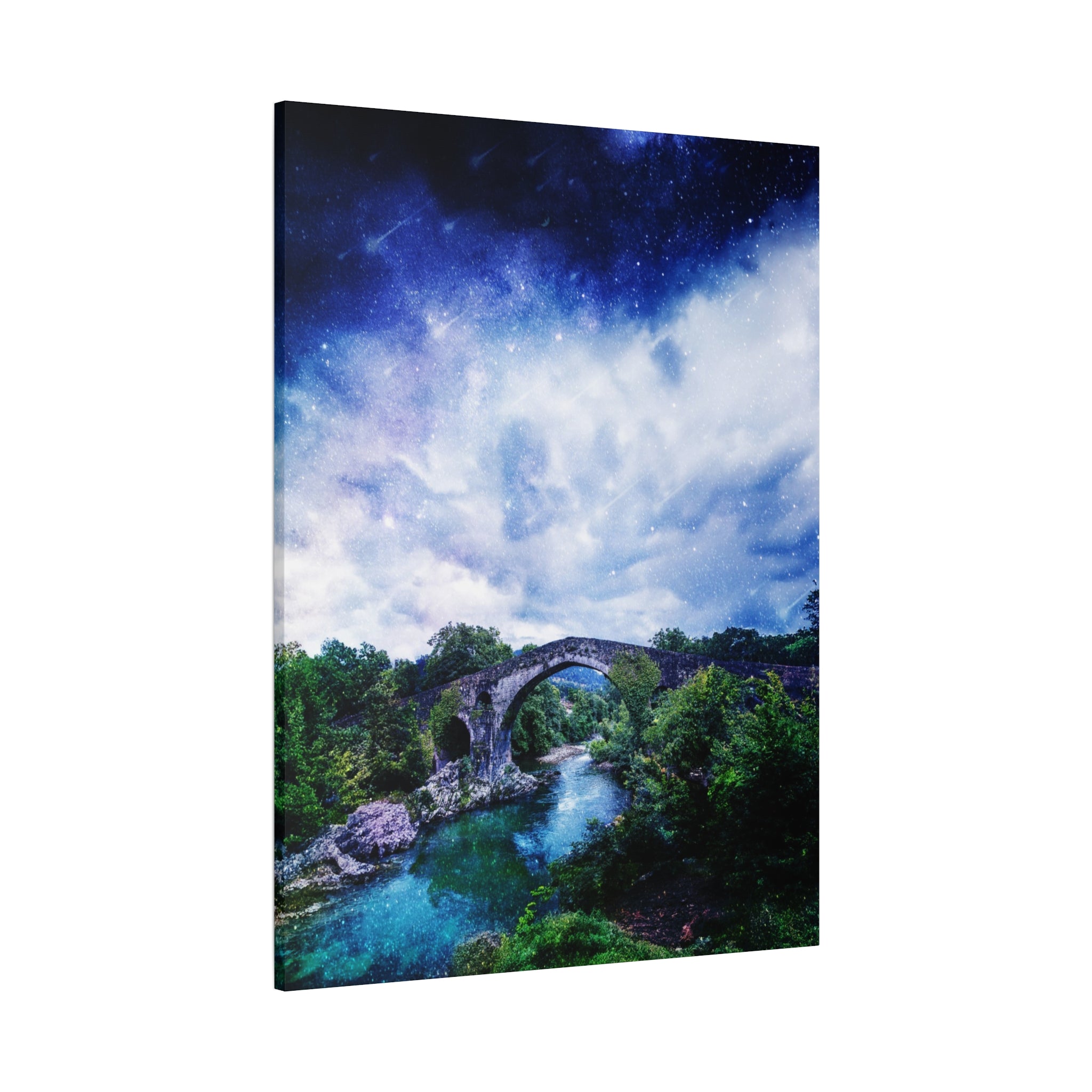 Enchanted Landscape Canvas Wall Art - Fantasy Forest Decor