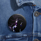 Skybound Pin - Fantasy Cloudscape Art Button