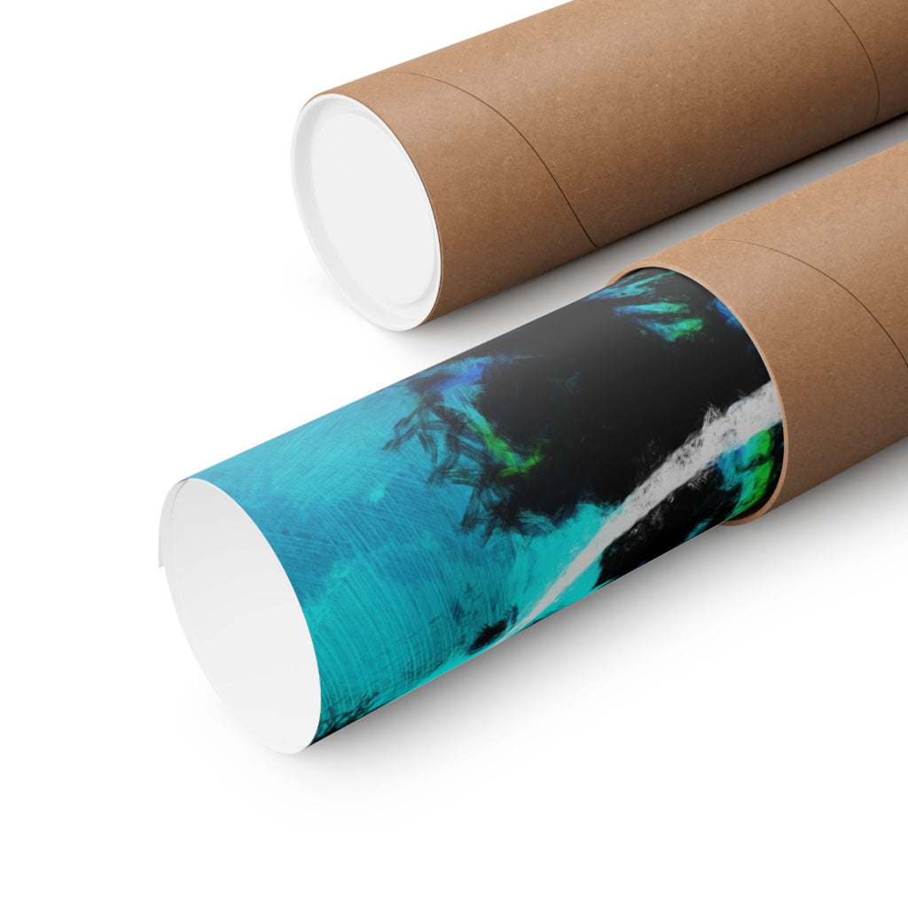 Grunge Space Man Poster - Splatter Astronaut Art Print