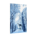 Cosmic Deer Canvas Wall Art - Celestial Animal Decor