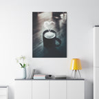 Coffee Love Canvas Wall Art - Aesthetic Kitchen Cafe Decor