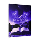 Magic Book Love Spell Canvas Wall Art - Witchy Fantasy Decor
