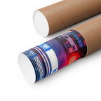Japanese City Punk FX.2 Koi Attack Poster - Neon Cyberpunk Art Print