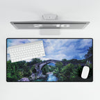 Enchanted Forest Mouse Pad - Fantasy Landscape Desk Mat