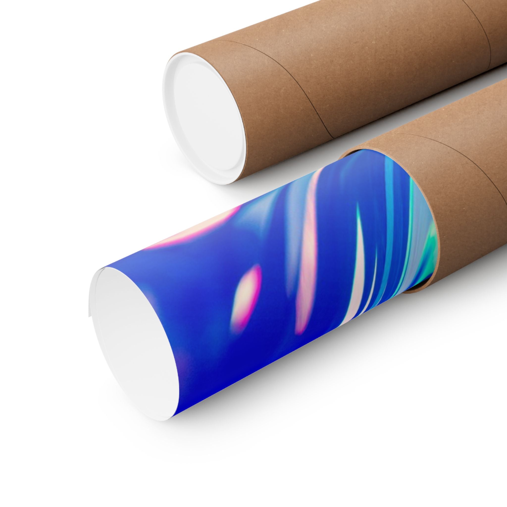 Trippy Holographic Matte Poster Print
