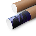 Winter Aurora Lights Matte Poster Print