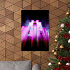 The City of Lights Matte Poster Print