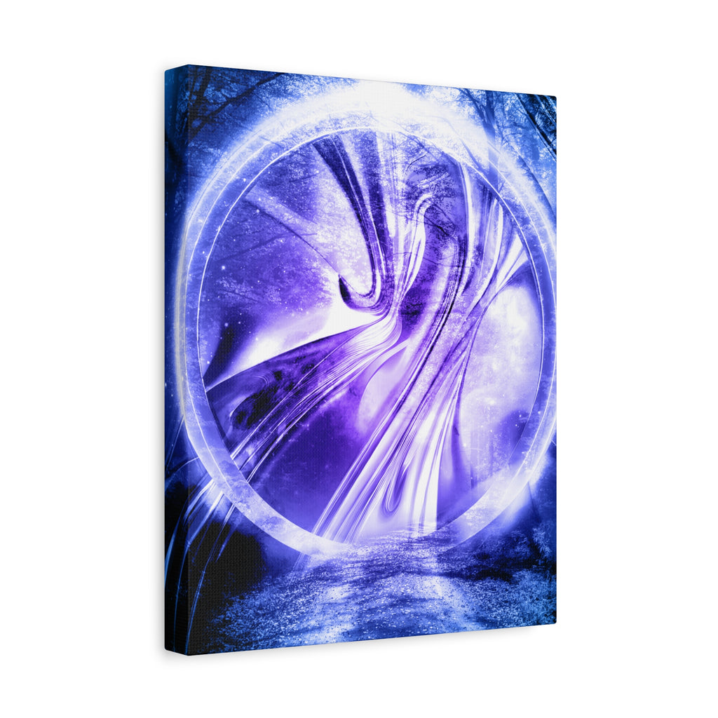 Lost Forest Magic Portal Canvas Art - Enchanted Mystical Woodland Decor
