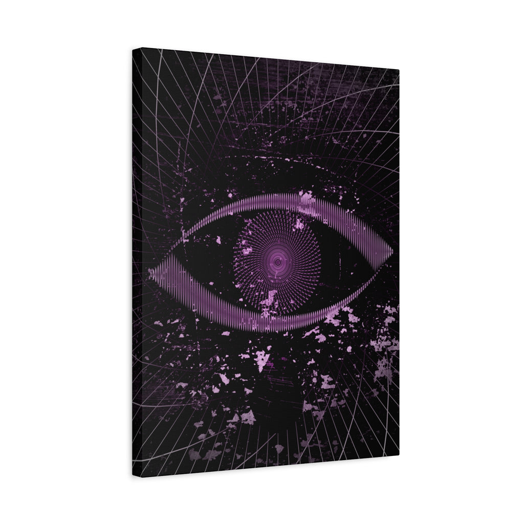 Eye of the Lost Cosmic Canvas Art - Mystical Third-Eye Galaxy Decor