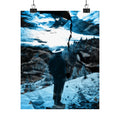Winter Aurora Light - Torn Appart Matte Poster Print