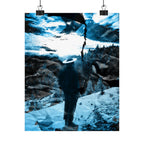 Winter Aurora Light - Torn Appart Matte Poster Print