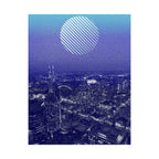 Nashville Skyline Poster - Aerial Sunset Cityscape Art Print