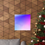 Starfield Space Galaxy Poster - Cosmic Purple Art Print