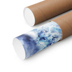 Blue Sky Dragon Poster - Celestial Cloud Dragon Art Print