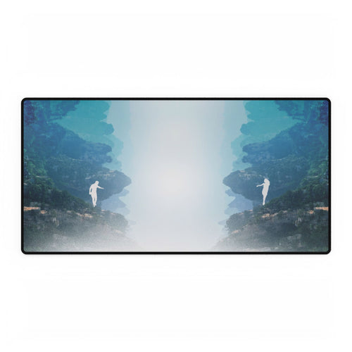 Lost Lovers Desk Mat - Couple Surreal Landscape Mouse Pad