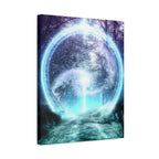Lost Forest Magic Portal Canvas Wall Art - Mystical Fantasy Forest Decor