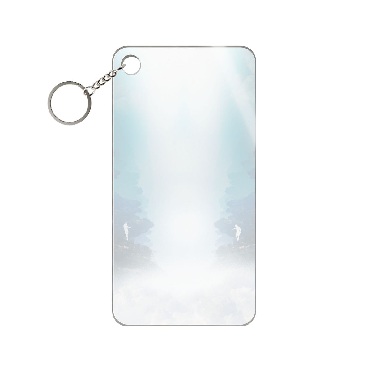 Lost Lovers Keychain - Couple Surreal Landscape Acrylic Charm