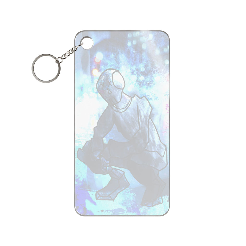 Robot Man Keychain - Cyberpunk Android Acrylic Charm