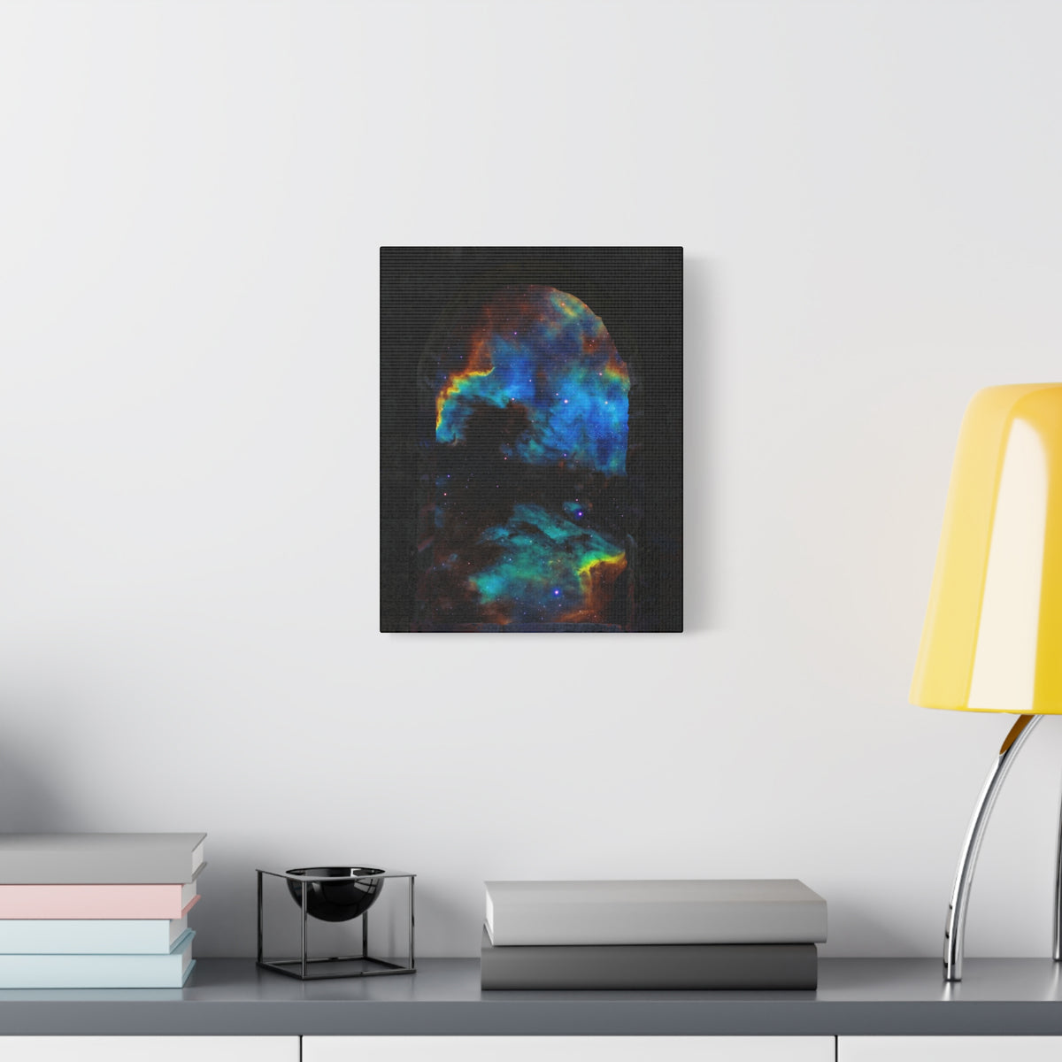 Stellar Castle Window Canvas Wall Art - Galaxy Cosmos Decor