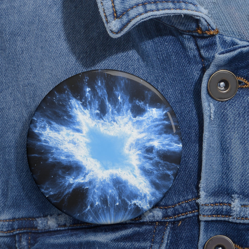 Space Horizon Creation Pin - Cosmic Nebula Art Button