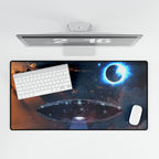 Space Ufo Desk Mat - Ufo Mouse Pad