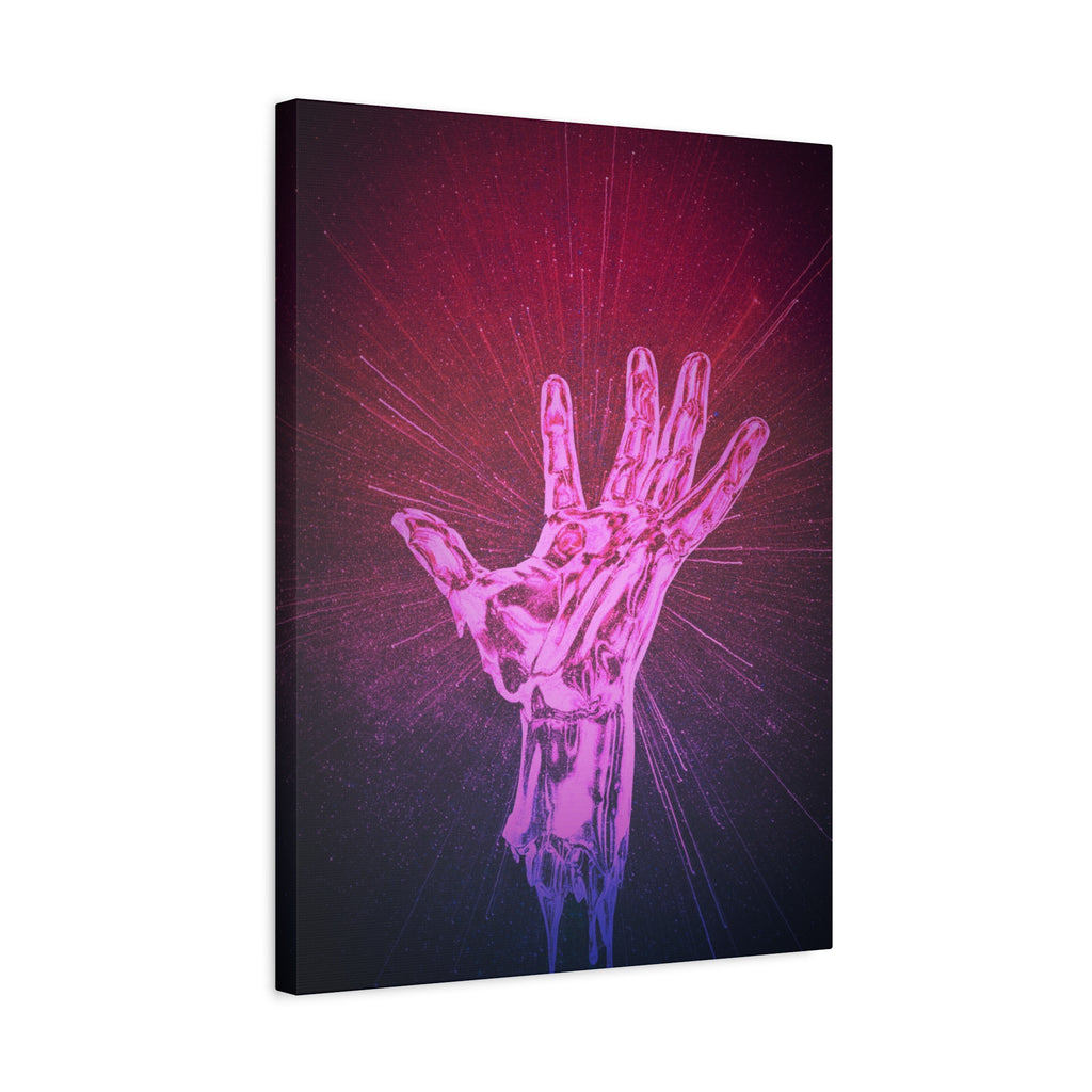 Hand of the Stars Canvas Wall Art - Celestial Cosmic Fantasy Decor