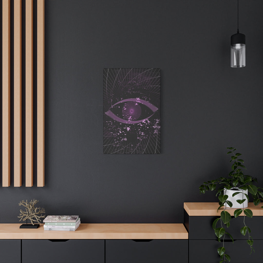 Eye of the Lost Cosmic Canvas Art - Mystical Third-Eye Galaxy Decor