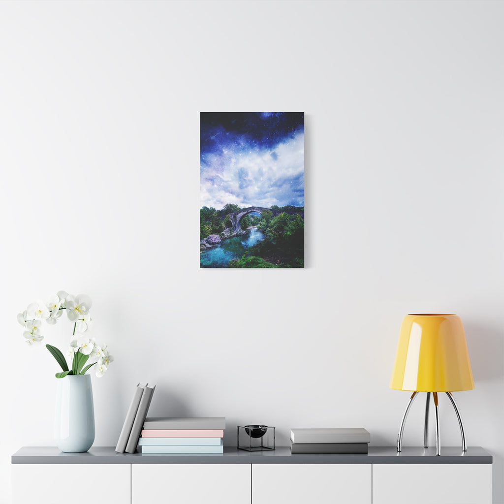 Enchanted Landscape Canvas Wall Art - Fantasy Forest Decor