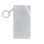 Grey Tabby Cat Keychain - Cute Pet Acrylic Charm