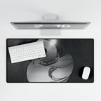 Liquid Chrome Rubber Duck Desk Mat - Hyper Sonic Mouse Pad