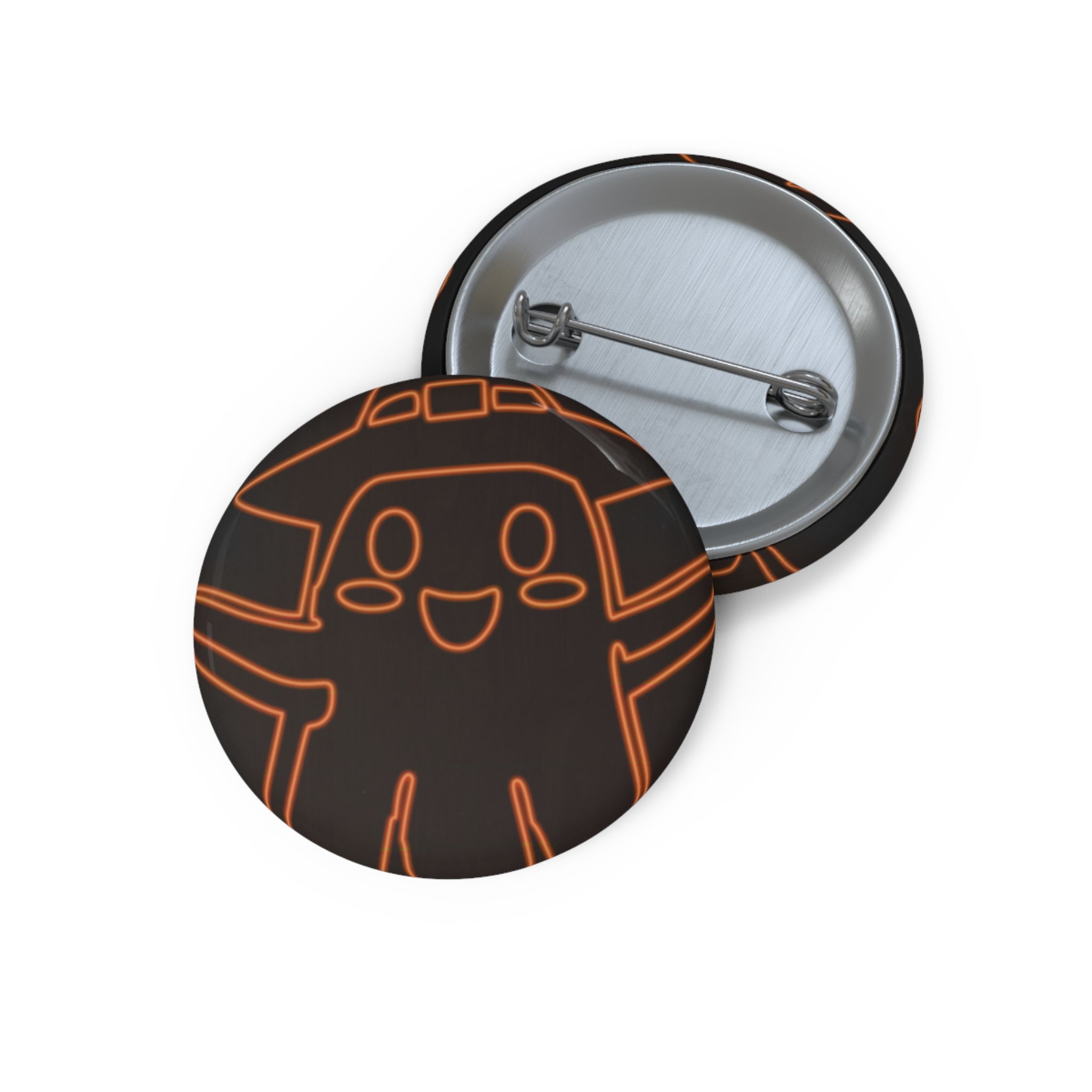 Cute Ghost Pin - Spooky Halloween Art Button