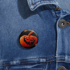 The Pumpkin Halloween Spooky Art Button