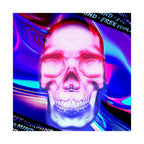 Free Your Mind Skull Poster - Psychedelic Skeleton Art Print