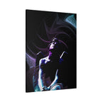Skybound Canvas Wall Art - Surreal Angel Figure in the Clouds