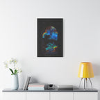 Stellar Castle Window Canvas Wall Art - Galaxy Cosmos Decor