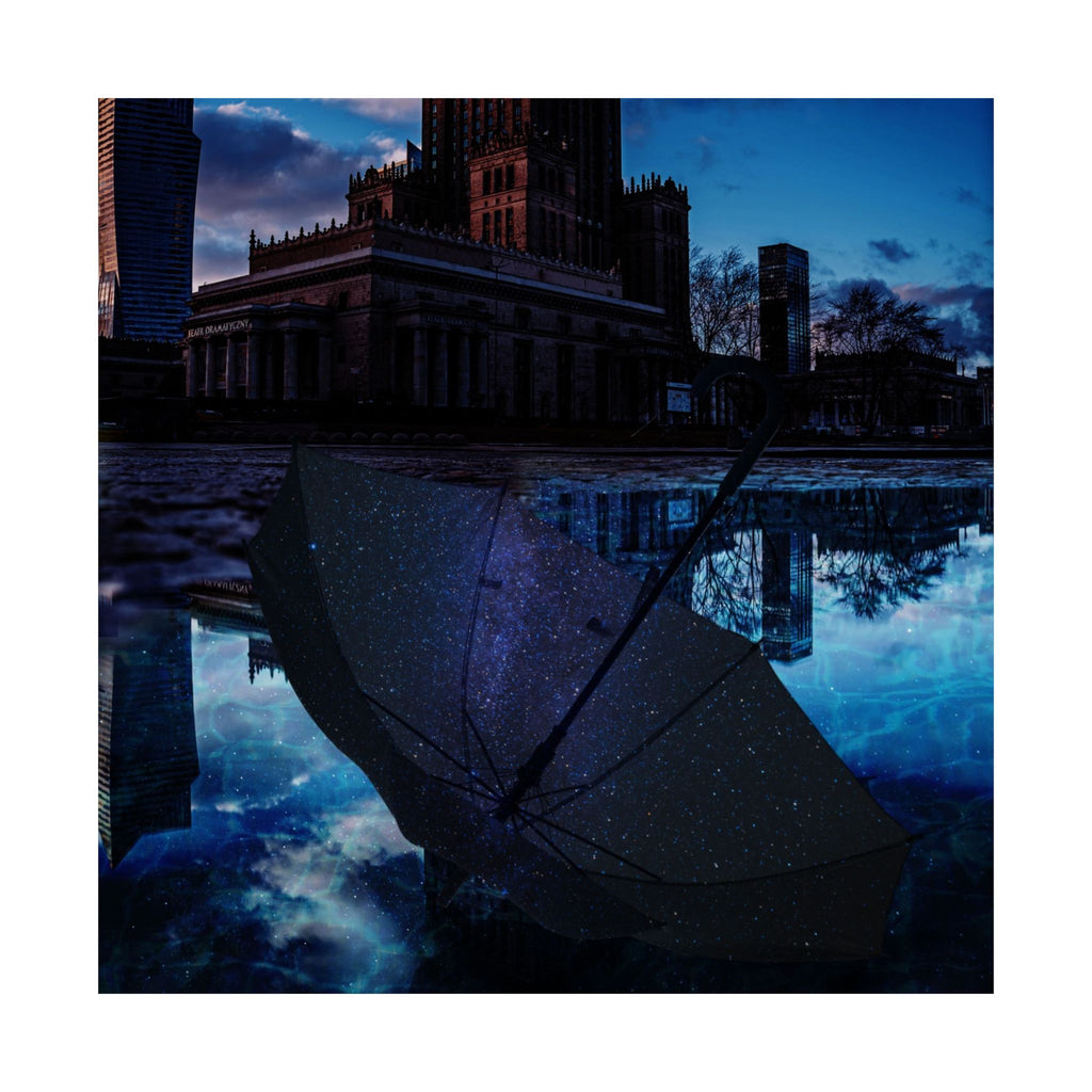 Quiet Storm Poster - Galaxy's Edge Umbrella Surreal Art Print