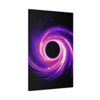 Neon Wave Horizon Canvas Wall Art - Retro 80s Cyberpunk Sunset