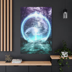 Lost Forest Magic Portal Canvas Wall Art - Mystical Fantasy Forest Decor