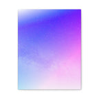 Starfield Space Galaxy Canvas Wall Art - Cosmic Purple Decor