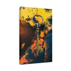 Key To The Kingdom Canvas Wall Art - Fantasy Mysterious Decor